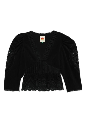 FARM Rio corduroy blouse - Black