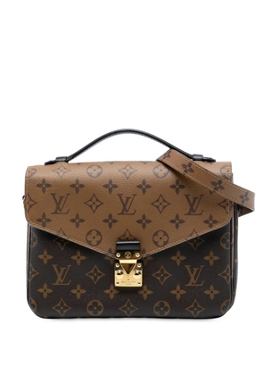 Louis Vuitton Pre-Owned 2016 Monogram Reverse Pochette Metis satchel - Brown