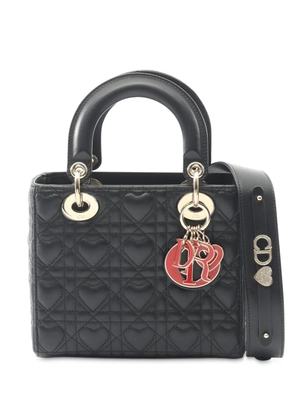 Christian Dior Pre-Owned 2010-2025 Small Lambskin Cannage MyABCDior Lady Dior handbag - Black