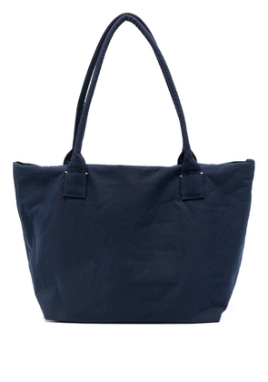 Sagan Pazar woven-handle tote bag - Blue