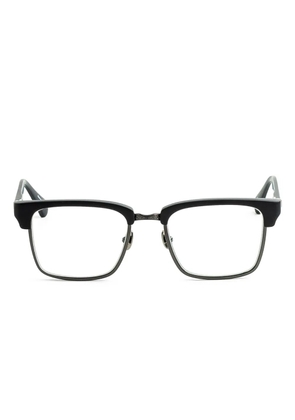 Matsuda square-frame glasses - Black