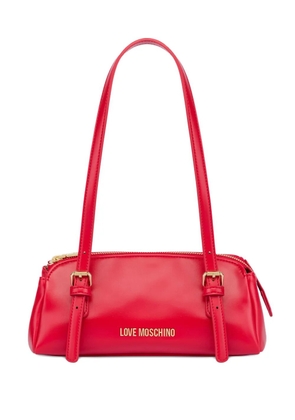 Love Moschino buckle shoulder bag - Red
