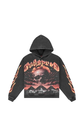 GODSPEED Echoes of Empires graphic-print hoodie - Grey