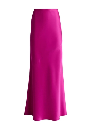 St. John satin maxi skirt - Pink
