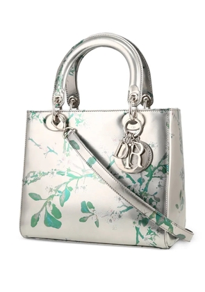 Christian Dior Pre-Owned 2020s Lady Dior floral-print handbag - Grey