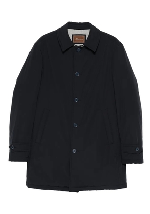 Doriani Cashmere buttoned coat - Blue