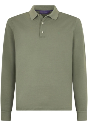 Ralph Lauren Purple Label logo-embroidered polo shirt - Green