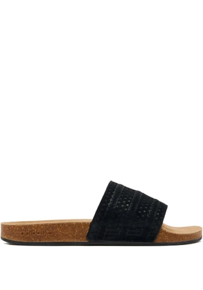 adidas Adilette perforated-band sandals - Black