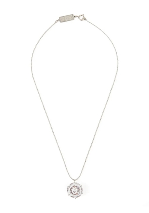 MM6 Maison Margiela swirl-pendant necklace - Silver