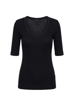 Fabiana Filippi ribbed top - Black