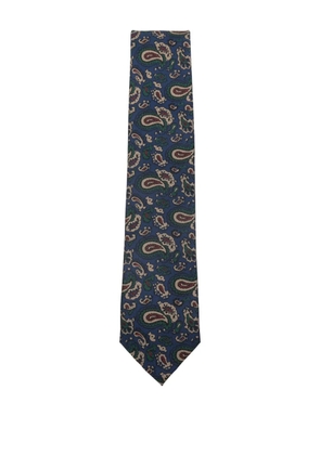 Errico Formicola paisley silk tie - Blue