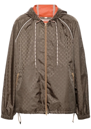 Gucci GG zip jacket - Brown