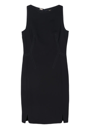 Versace Pre-Owned 2000s wool sleeveless mini dress - Blue