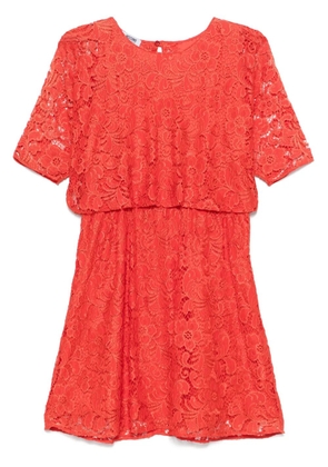Moschino Pre-Owned 1990s lace dress - Orange