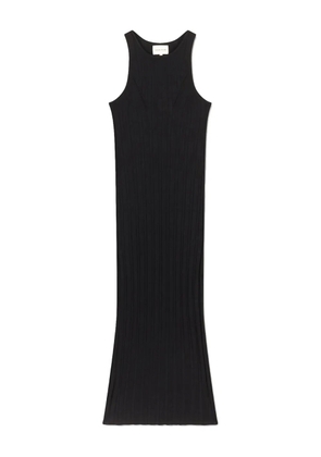 LouLou de Saison ribbed sleeveless maxi day dress - Black