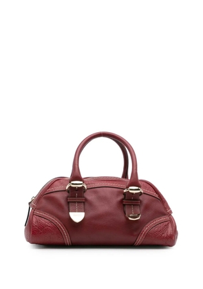 Gucci Pre-Owned 2016-2025 Guccissima Trimmed Leather Signoria handbag - Red