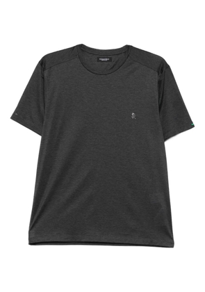 Stefano Ricci embroidered-detail cotton T-shirt - Grey