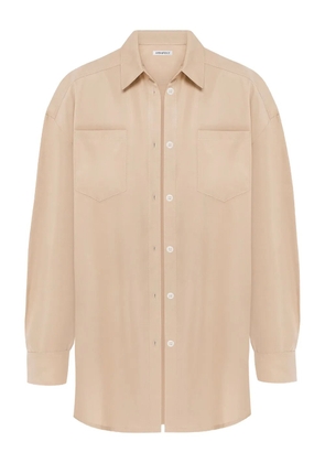 ANNAFOXY pocketed shirt - Neutrals