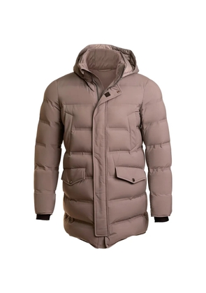 Kiton Hekla zip fastening puffer coat - Neutrals
