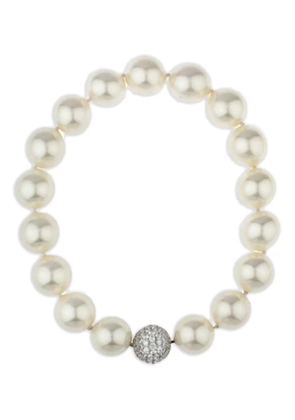 Fantasia by Deserio pearl clasp necklace - Silver