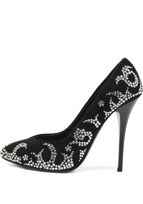 Giuseppe Zanotti Vintage 110mm crystal-embellished pumps - Black