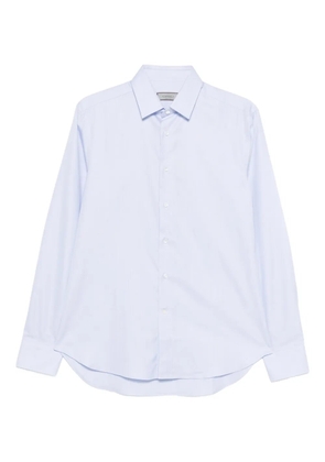 Canali buttoned Oxford shirt - Blue