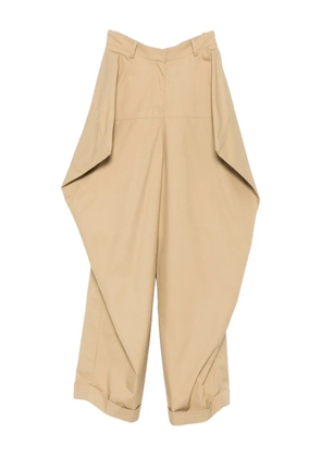 Viktor & Rolf triangle-shaped organic-cotton trousers - Neutrals