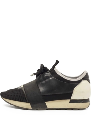 Balenciaga Pre-Owned mesh panelled low-top sneakers - Black