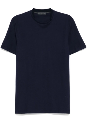 Brett Johnson double-collar T-shirt - Blue