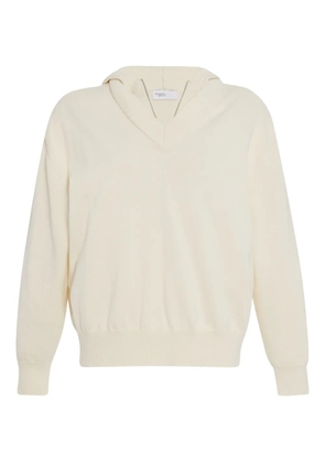 Rosetta Getty hooded V-neck pullover - Neutrals