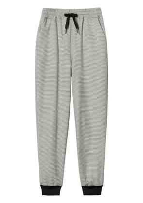 TWINSET houndstooth track pants - Black