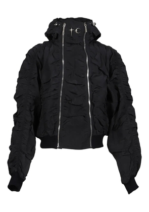 THUG CLUB logo-plaque jacket - Black