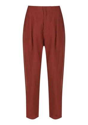 Lenny Niemeyer pleat-detailing tapered trousers - Brown