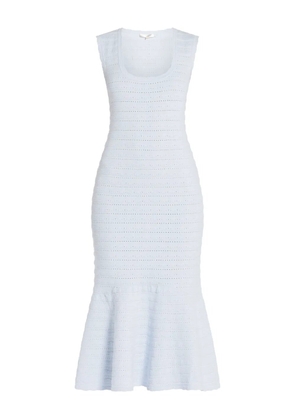 LoveShackFancy Leigh knitted midi dress - Blue