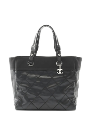 CHANEL Pre-Owned MM Paris Biarritz tote bag - Black