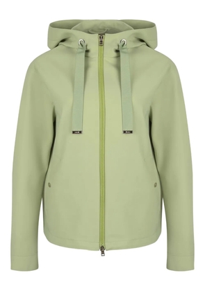 Herno hooded zip-front jacket - Green