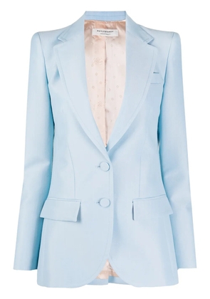 Philosophy Di Lorenzo Serafini single-breasted flap pocket blazer - Blue