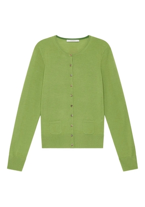 MALIPARMI round-neck buttoned cardigan - Green