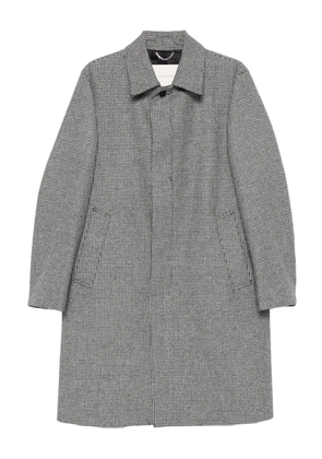 Mackintosh Dunkeld houndstooth coat - Black