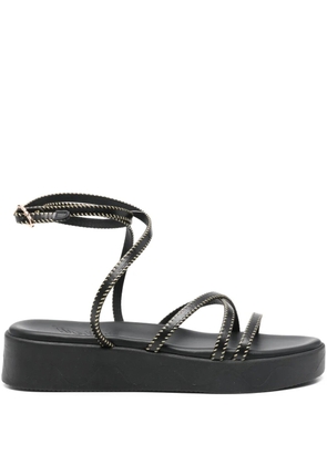 Ancient Greek Sandals Astriti stitch-straps sandals - Black
