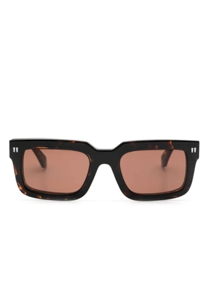 Off-White Eyewear Clip On2 sunglasses - Brown