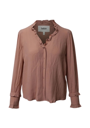 Ba&Sh V-neck ruffled shirt - Pink