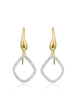 Monica Vinader Riva Kite Diamond earrings - Gold