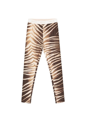 Just Cavalli zebra-print leggings - Brown