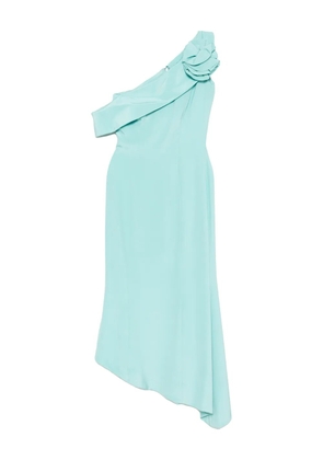 Saiid Kobeisy asymmetrical flower dress - Blue