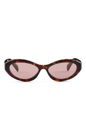 Prada Eyewear Symbole sunglasses - Brown