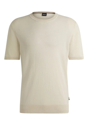 BOSS short-sleeve crew-neck T-shirt - Neutrals