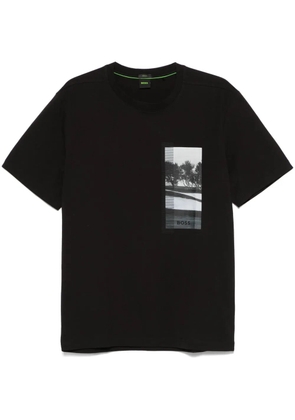 BOSS graphic-print T-shirt - Black