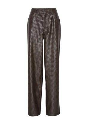 ROTATE BIRGER CHRISTENSEN woven five-pocket trousers - Brown