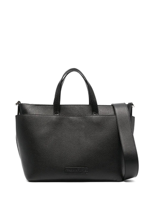 Fabiana Filippi grained-texture leather tote bag - Black